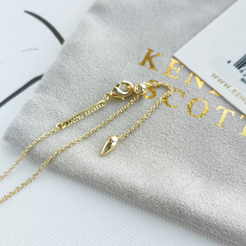 KENDRA SCOTT Gold Elisa Multi-Crystal Necklace - Picture 7 of 7